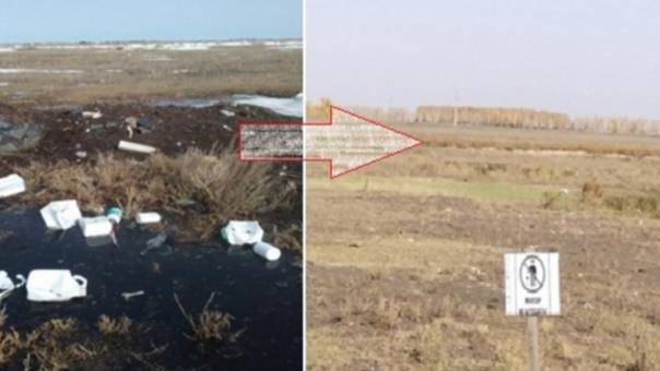 От бутылок до покрышек: на омских сельхозземлях ликвидирована свалка