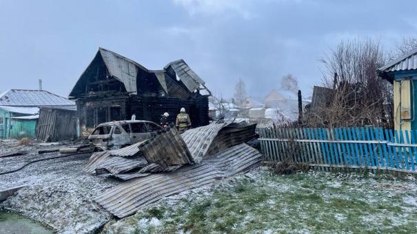 В Таре сгорел дом настоятеля Спасского собора
