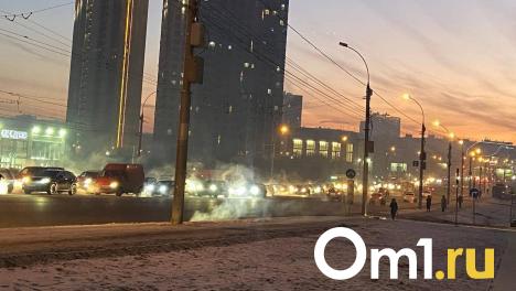 Утренние пробки в Омске достигли семи баллов