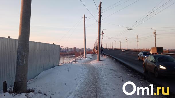 В Омске в ночь на 23 января закроют мост у Телецентра