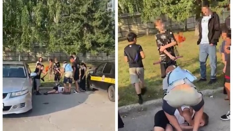 «Сбил с ног и стал пинать по голове»: подросток избил 10-летнего мальчика у ГПНТБ в Новосибирске. ВИДЕО