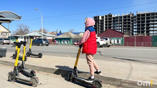 В Омске могут появиться зоны запрета на электросамокаты
