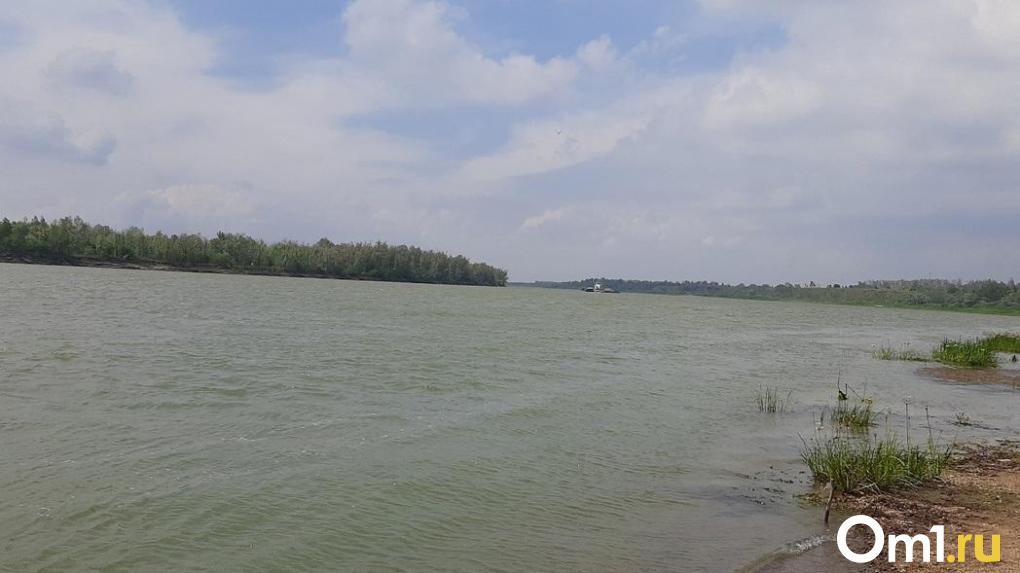 Уровень воды в Иртыше на севере Омской области стал падать