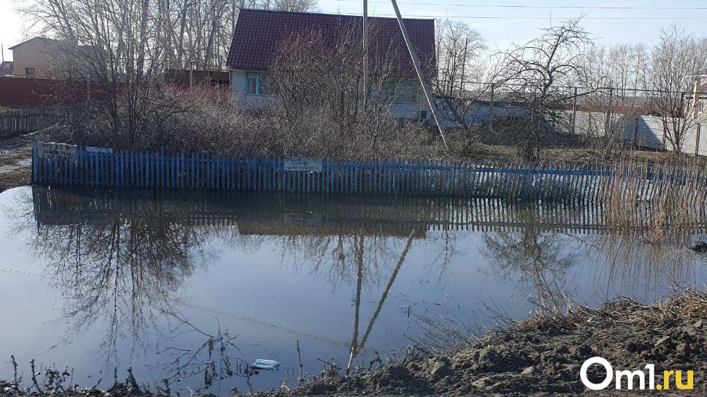 В Омской области из берегов вышло озеро