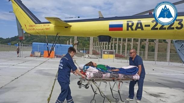 Новосибирскую туристку экстренно эвакуировали с Алтая на вертолёте