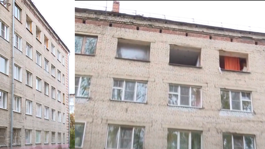 Пустая квартира без окон на улице Петухова в Новосибирске топит соседей