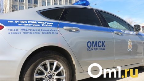 На Левобережье Омска иномарка сбила двух девочек, которые перебегали дорогу