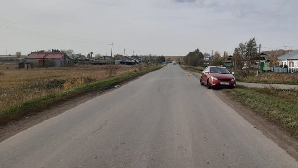 В Омской области сбили маленькую девочку на велосипеде
