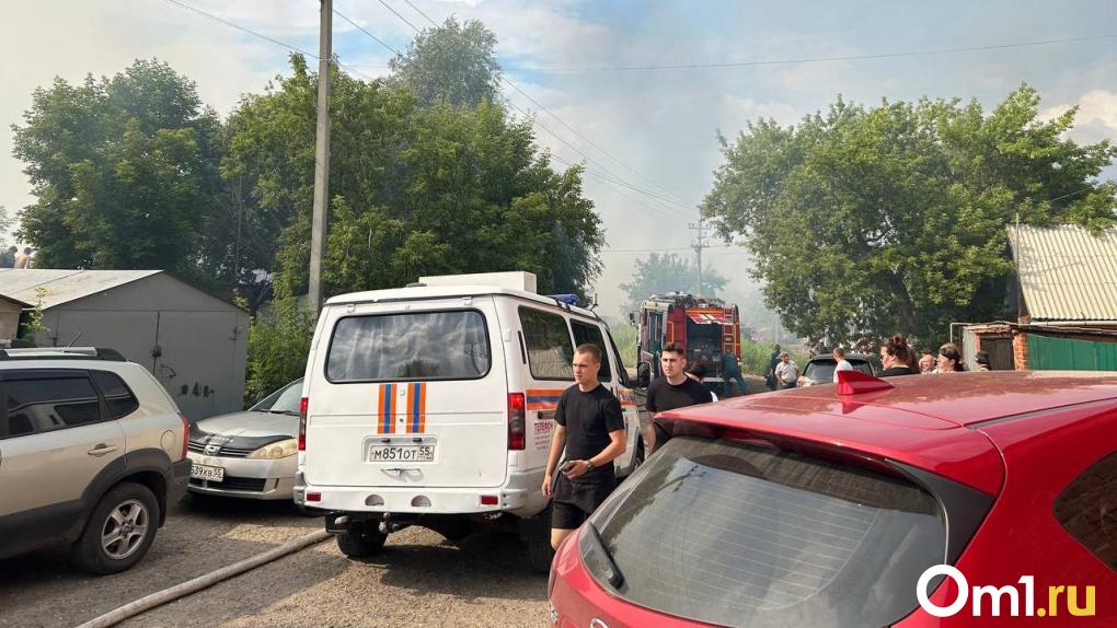 Найдено тело погибшего в крупном пожаре на востоке Омска