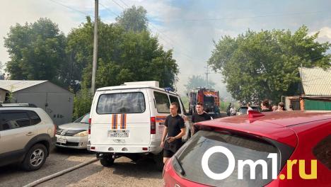 Найдено тело погибшего в крупном пожаре на востоке Омска