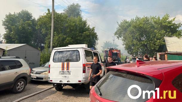 Найдено тело погибшего в крупном пожаре на востоке Омска