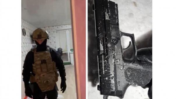 Появилось видео, как ОМОН штурмует квартиру банды похитителей подростка в Новосибирске