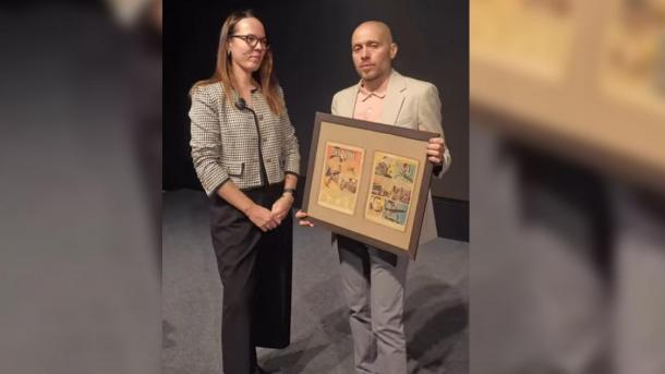 Новосибирскому краеведческому музею передали уникальный комикс об Александре Покрышкине