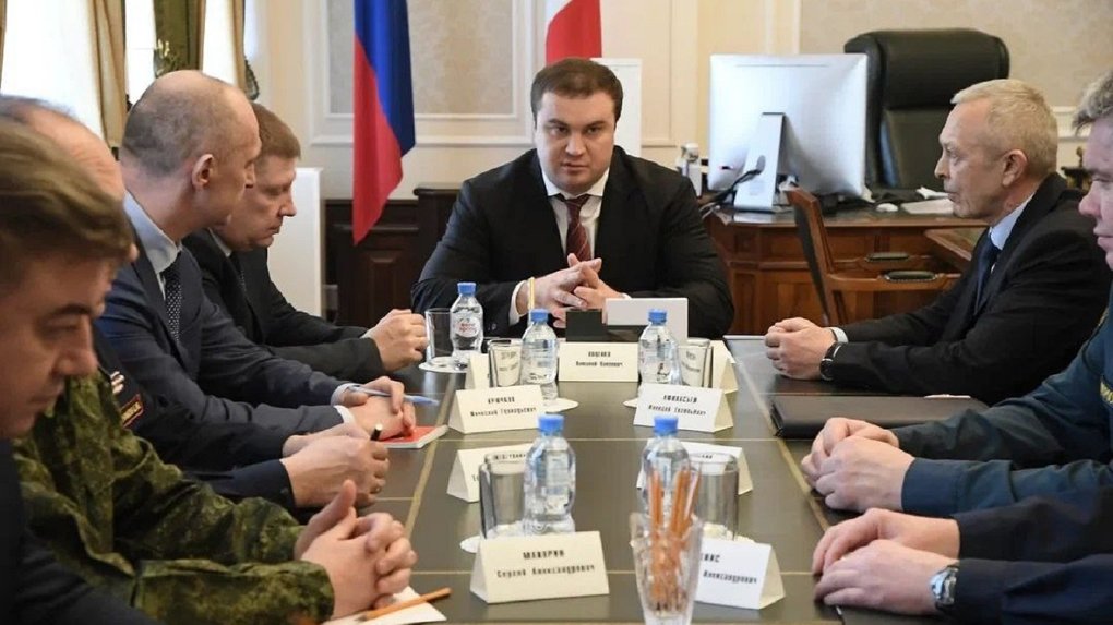 Виталий Хоценко встретился с руководством омских силовых ведомств