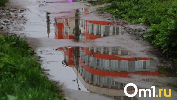 Провалившийся автобус и улицы-реки: как Омск пострадал от затянувшихся дождей