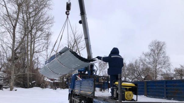 В Новосибирске демонтировали самовольные ограждения