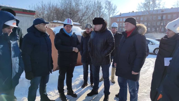Владимир Корбут и Сергей Шелест проинспектировали социально значимые стройки