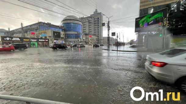 Непогода не отпускает: омичам пообещали сильный ливень и крупный град