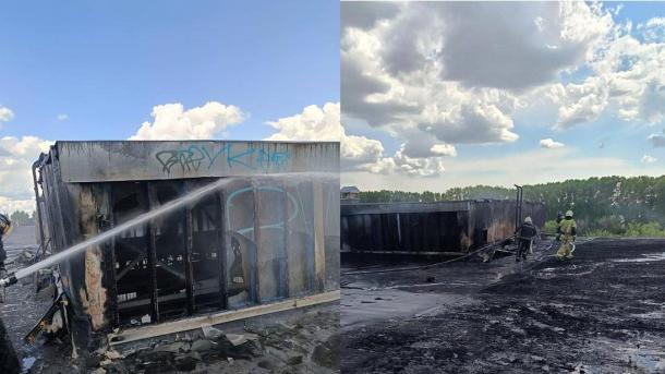 Крупный пожар на «Сибмосте» в Новосибирске: удалось ли избежать жертв