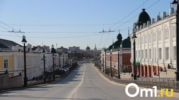 В Омске на Ленина обрушилась часть здания