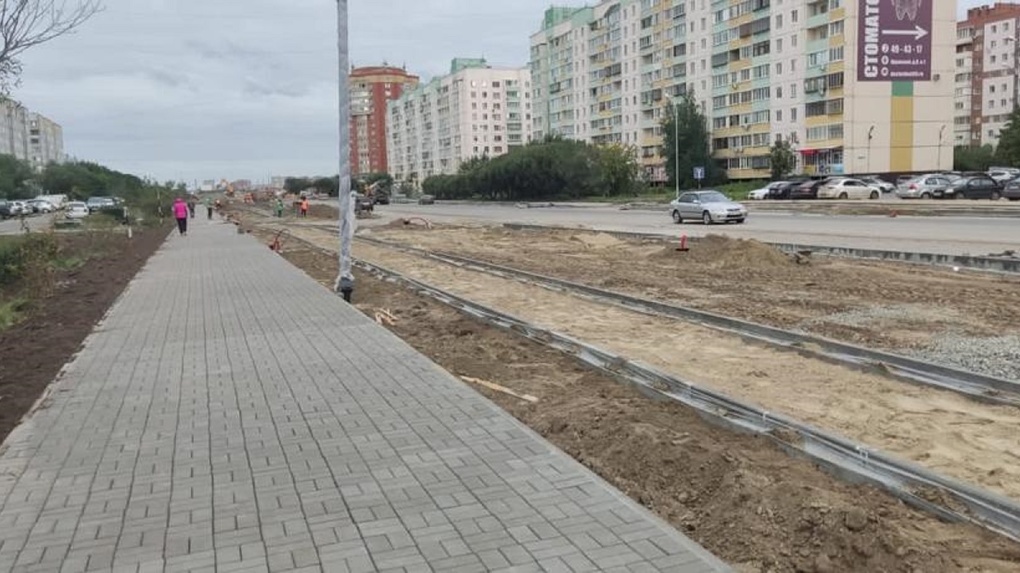 В Омске ремонт дороги на улице Крупской готов на 80 %