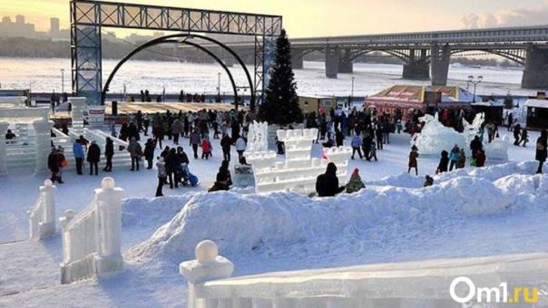 Ледовый городок на новосибирской набережной откроют 29 декабря