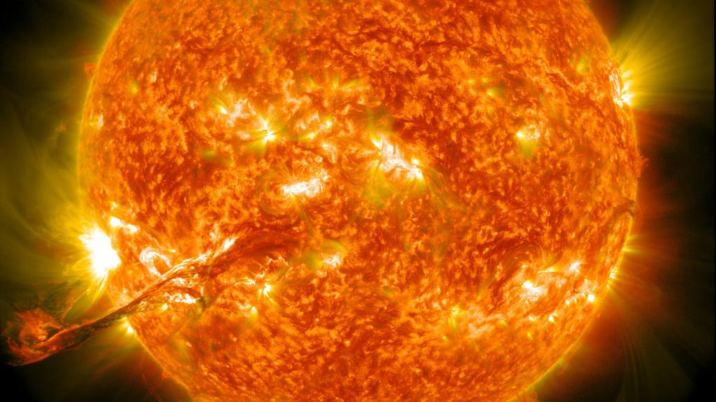 На солнце зафиксирована мощнейшая вспышка за семь лет