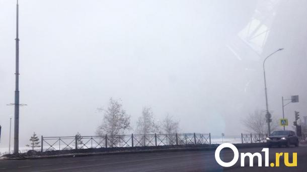 Омск накрыло туманом. Собрали для вас главные фото дня