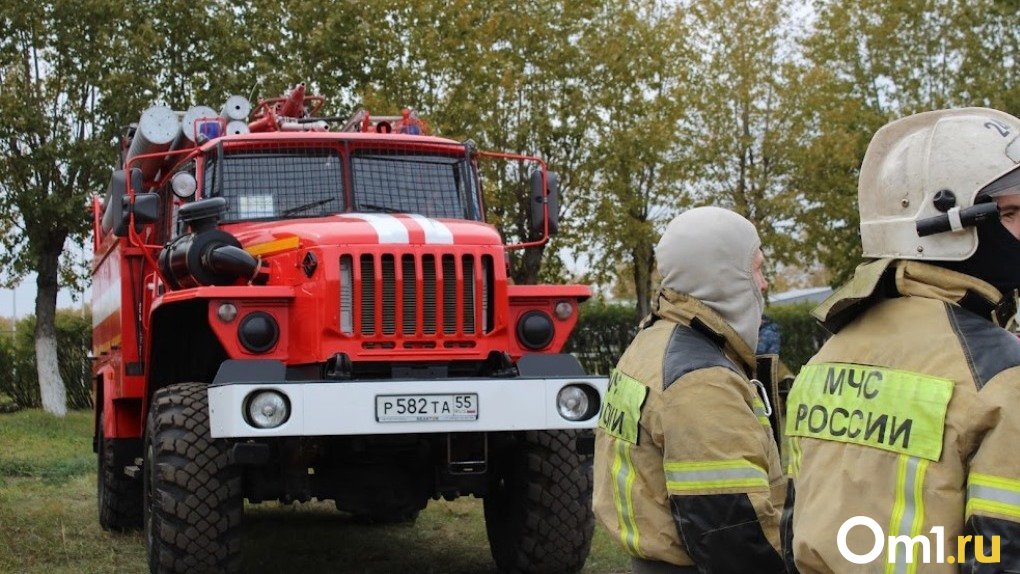 На Омской трассе сгорела гружённая пивом ГАЗель