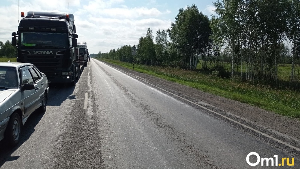 В Омске грузовикам на год запретили проезд на транспортной развязке «Станция Входная»