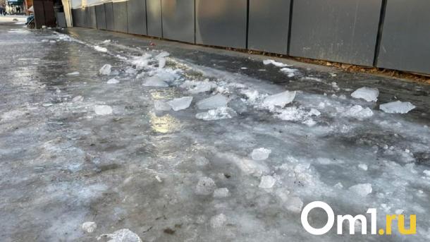 Омичам рассказали, что нужно делать, если получили травму из-за гололёда