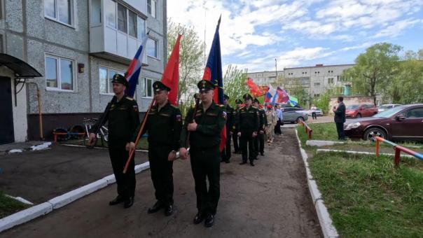 Омские ракетчики поздравили 100-летнего ветерана Великой Отечественной войны