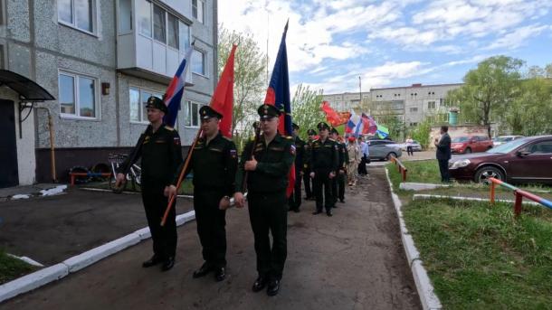 Омские ракетчики поздравили 100-летнего ветерана Великой Отечественной войны