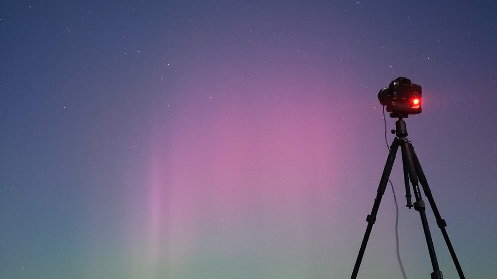Яркие снимки: новосибирский астрофотограф запечатлел северное сияние. ВИДЕО