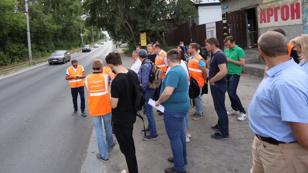 В Новосибирске участники проекта «Дорожный контроль» раскритиковали ремонт проспекта Дзержинского