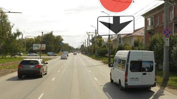 В Омске начали строить новую выделенную полосу
