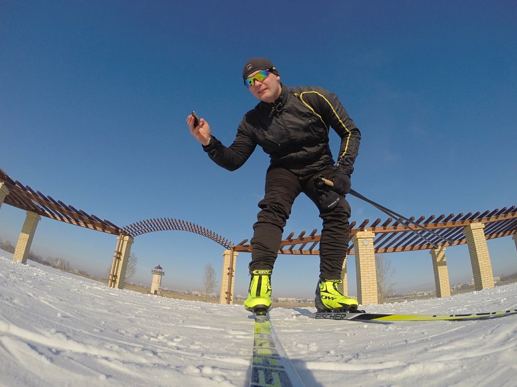 В Омске выбрали лучшее селфи на лыжах