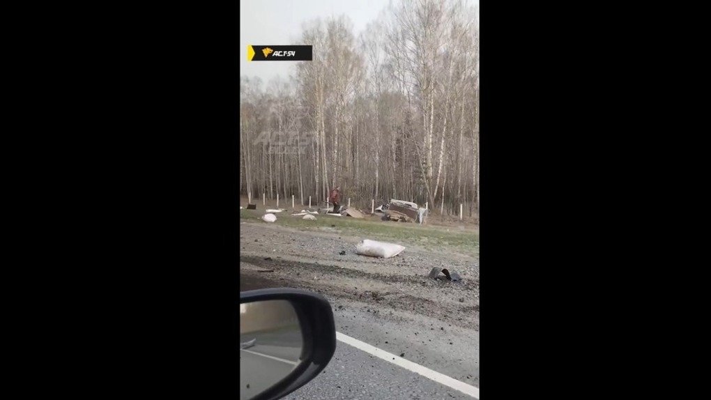 В Новосибирске произошло серьёзное ДТП на Северном объезде