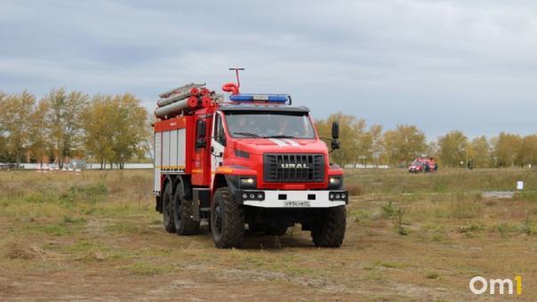 За последнее время в Омской области загорелись три комбайна