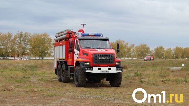За последнее время в Омской области загорелись три комбайна