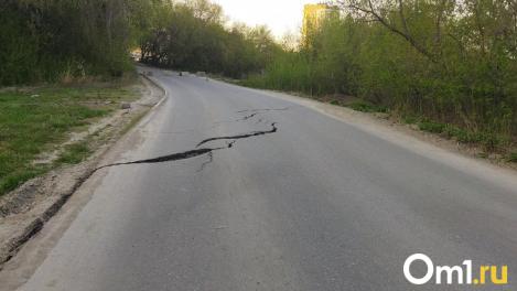 Под Омском по гарантии отремонтируют треснувший мост