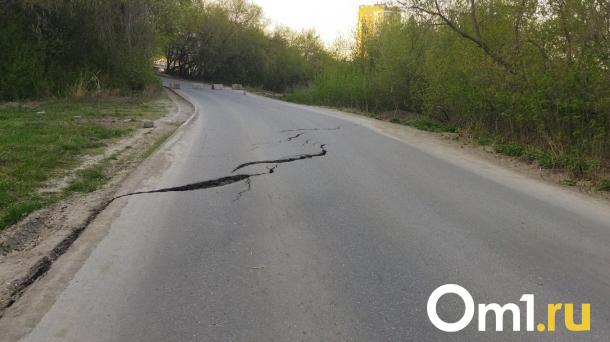 Под Омском по гарантии отремонтируют треснувший мост