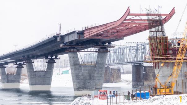 В Новосибирске перенесли срок сдачи четвёртого моста через Обь