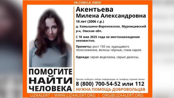 В Омской области вновь организуют поиски девушки, пропавшей два месяца назад