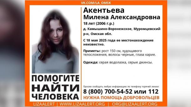 В Омской области вновь организуют поиски девушки, пропавшей два месяца назад