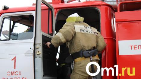 В Омске загорелся пассажирский автобус