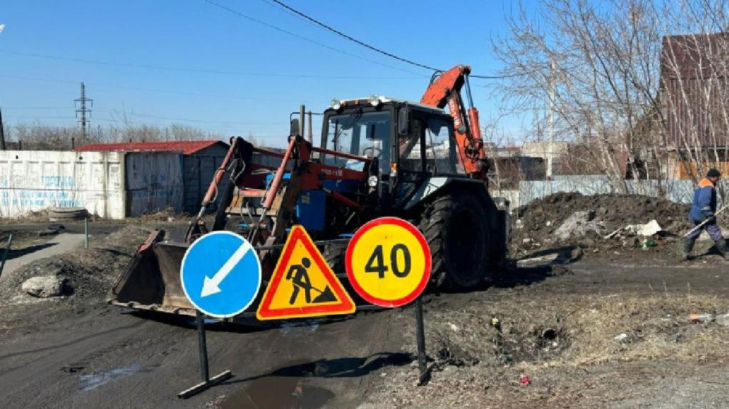 Омские власти спасли улицу, которую топило из-за другой улицы