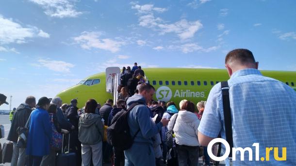 В Новосибирске приземлился самолёт с кровью на фюзеляже