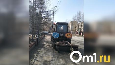На омские улицы выйдут дорожные пылесосы