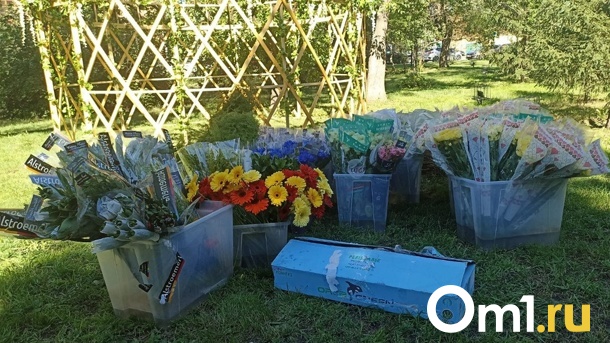 Омские агрономы делают последние штрихи перед открытием «Флоры». ФОТО